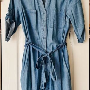 New York & Company Denim Dress